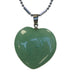 Jade Heart Pendant Chain Necklace - Culture Kraze Marketplace.com