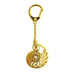 Golden Ammonite Snail Shell Amulet - Culture Kraze Marketplace.com