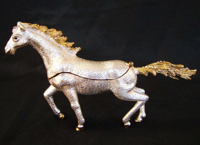 Bejeweled White Horse - Culture Kraze Marketplace.com