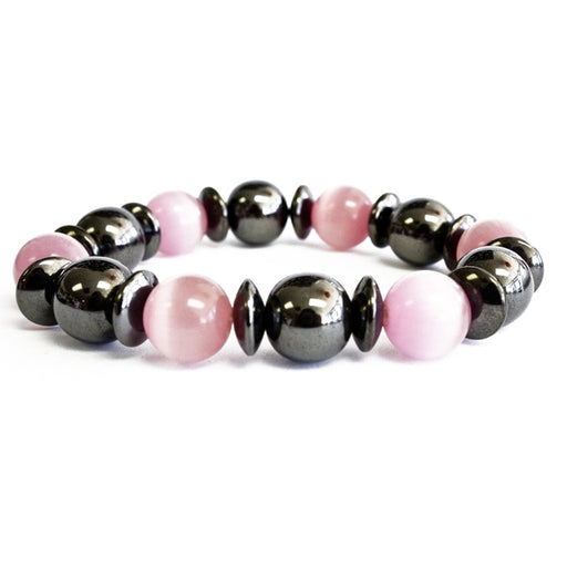 Magnetic Bracelet - Pink and Black - Culture Kraze Marketplace.com
