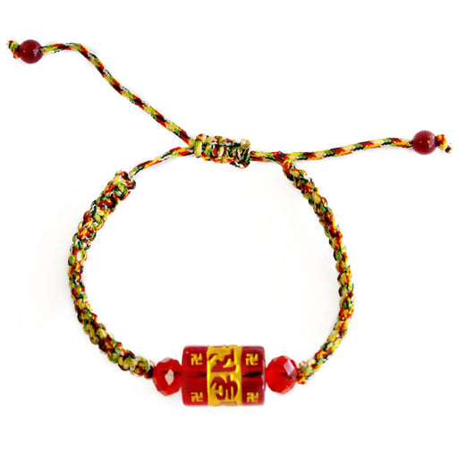 5 Element String with Red Omani Bead - Culture Kraze Marketplace.com