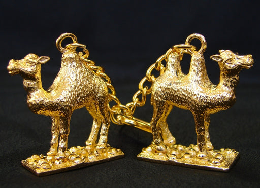 Pair of Golden Camels Keychain - Culture Kraze Marketplace.com