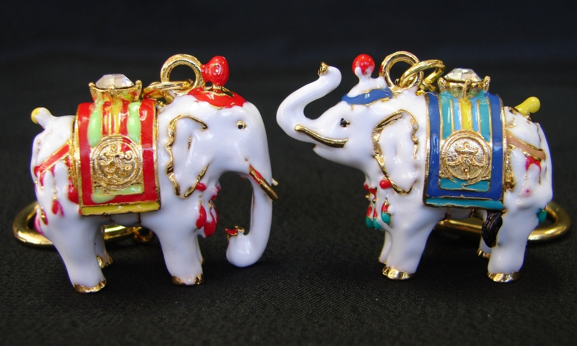 Pair of White Elephants - Culture Kraze Marketplace.com
