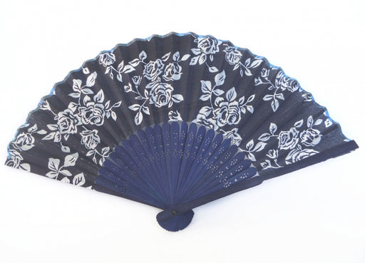 Japanese Style Cloth Hand Fan - Culture Kraze Marketplace.com