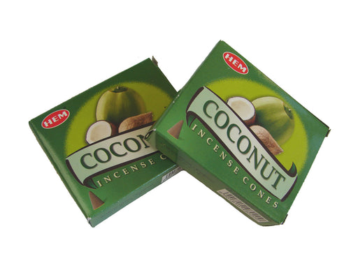2 Boxes of Sac Coconut Incense Cones - Culture Kraze Marketplace.com