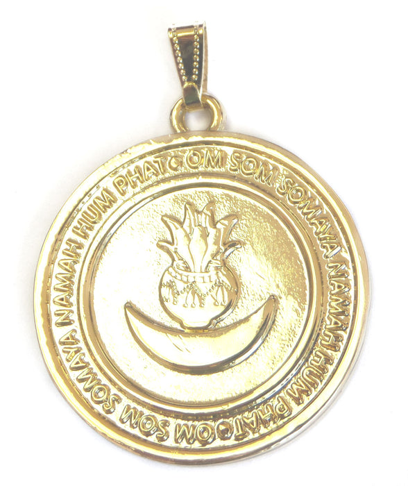 New Moon Rabbit Gold Necklace Pendant - Culture Kraze Marketplace.com