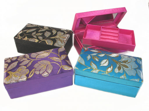 Big Chinese Brocade Jewelry Box-black - Culture Kraze Marketplace.com