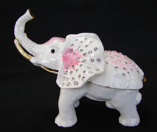 Bejeweled White Elephant Statue - Culture Kraze Marketplace.com
