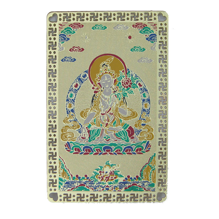 White Tara Talisman Card - Culture Kraze Marketplace.com