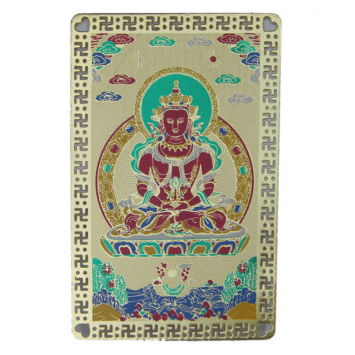Amitayus Buddha Talisman Card - Culture Kraze Marketplace.com