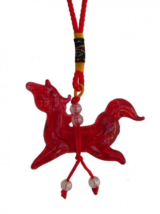 Red Glass Horse Charm - Culture Kraze Marketplace.com