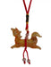 Orange Glass Horse Charm - Culture Kraze Marketplace.com