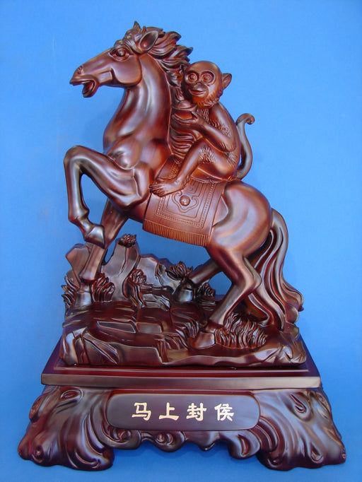 Big Horse Statue Carrying Monkey for Promotion - Culture Kraze Marketplace.com