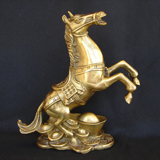 Brass Horse Statue - Culture Kraze Marketplace.com