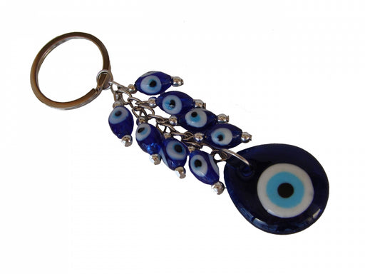 Blue Evil Eye Protection Keychain - Culture Kraze Marketplace.com