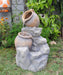 Polyresin and Fiberglass Tiered Pot Fountain - Culture Kraze Marketplace.com