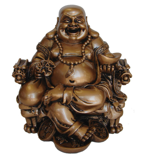 Chinese Buddha Statue on Dragon Chair-7 Inch - Culture Kraze Marketplace.com