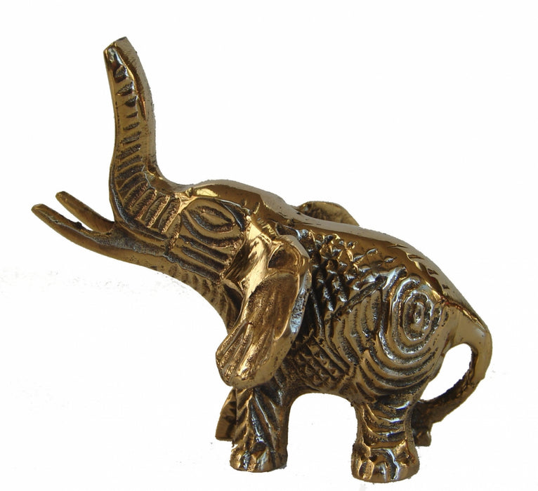 Brass Elephant Statue - Culture Kraze Marketplace.com
