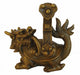 Brass Dragon Tortoise Statue Carrying Ru Yi - Culture Kraze Marketplace.com