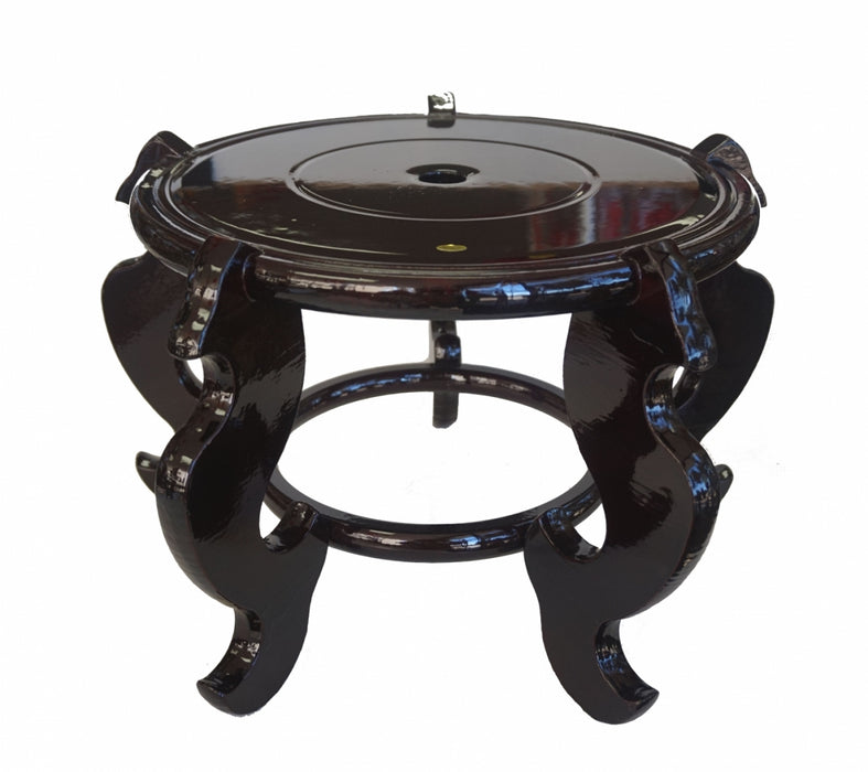 6.5-Inch Rosewood Fish Bowl Stand - Culture Kraze Marketplace.com