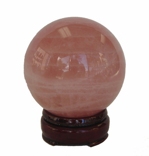 Rose Quartz Sphere-size 6 - Culture Kraze Marketplace.com