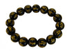 Black Obsidian Bracelet with Mantra - Culture Kraze Marketplace.com