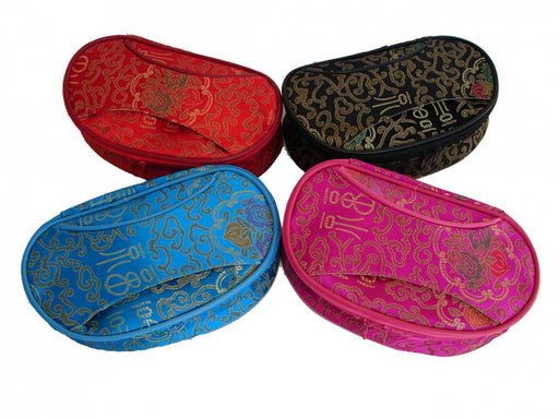 Oriental Designed Cosmetic Makeup Bags with Mirror - Culture Kraze Marketplace.com