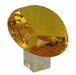 Yellow Crystal Diamond with Crystal Stand - Culture Kraze Marketplace.com