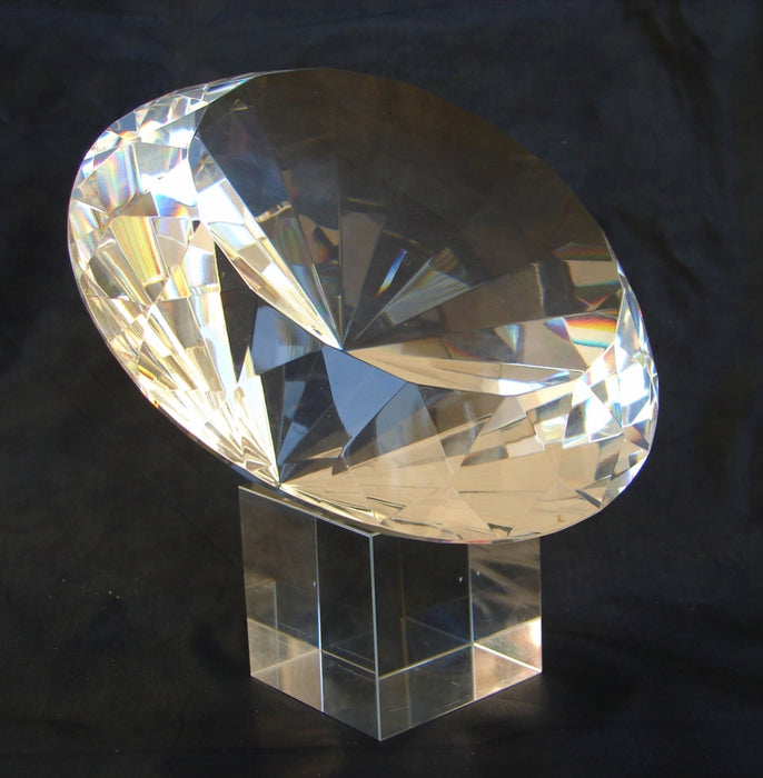 Clear Diamond Crystal with Stem - Culture Kraze Marketplace.com