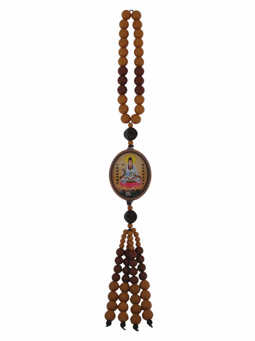 Beaded Kwan Yin Amulet Hanging Amulet Charm - Culture Kraze Marketplace.com