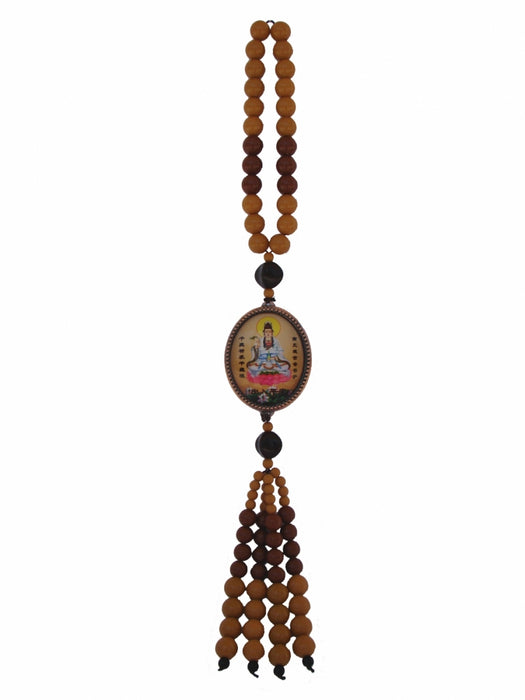 Beaded Kwan Yin Amulet Hanging Amulet Charm - Culture Kraze Marketplace.com