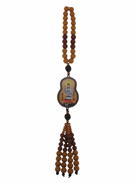 Beaded Guan Yin Amulet Charm - Culture Kraze Marketplace.com