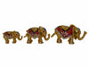 Set of 3 Bejeweled Elephant Statues - Culture Kraze Marketplace.com