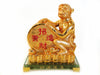 Golden Monkey Statue with Feng Shui Coin - Culture Kraze Marketplace.com