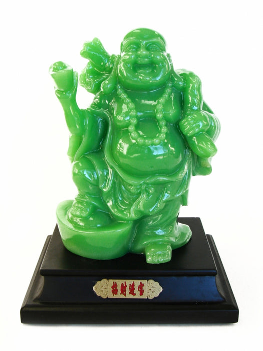Green Chinese Buddha Stepping on Ingot - Culture Kraze Marketplace.com