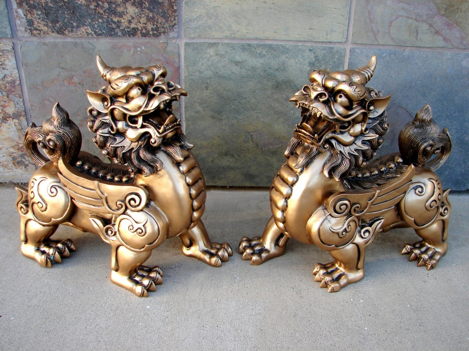 Pair of Big Pi Yao Sculptures - Culture Kraze Marketplace.com