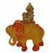 Monkey Holding a Prosperity Bag on Elephant - Culture Kraze Marketplace.com