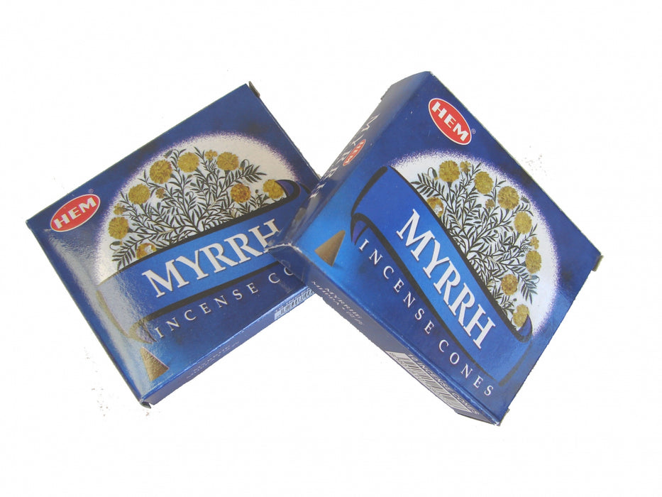 2 Boxes of Myrrh Incense Cones - Culture Kraze Marketplace.com
