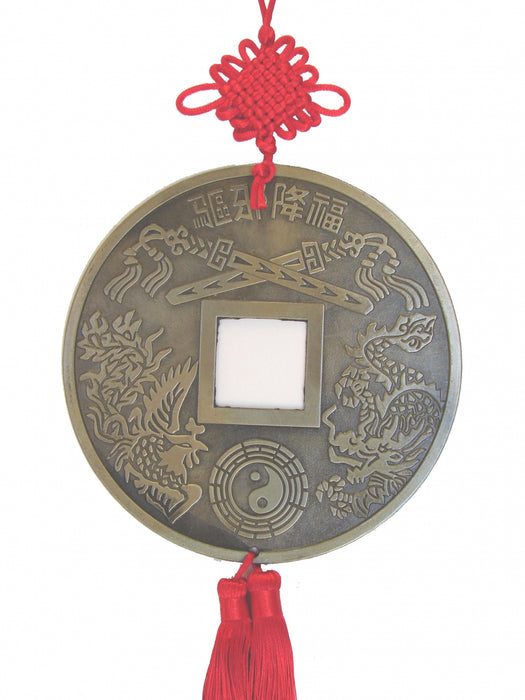 Big Chinese Good Luck Coin Charm - Culture Kraze Marketplace.com