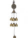 2-Layer Bell Wind Chime Charm with Yin Yang and Tiger Head - Culture Kraze Marketplace.com