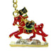 Red Victory Horse Keychain Amulet - Culture Kraze Marketplace.com
