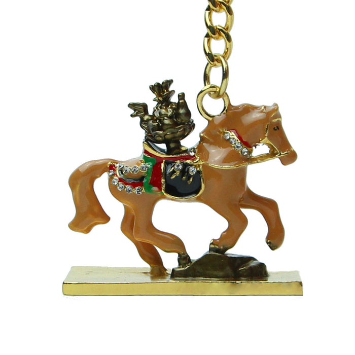 Brown Tribute Horse Keychain Amulet - Culture Kraze Marketplace.com