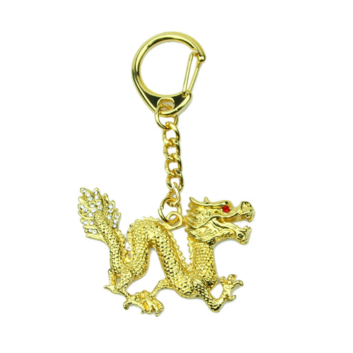 Bejeweled Dragon Amulet Keychain - Culture Kraze Marketplace.com