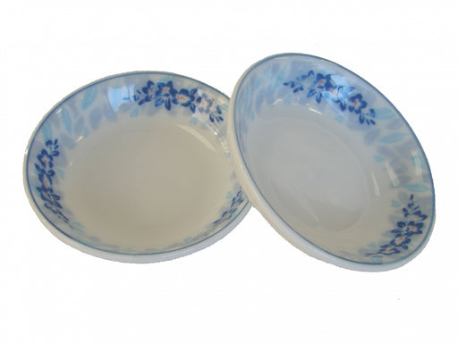 4 of White Porcelain Dishes with Blue Flower Pictures - Culture Kraze Marketplace.com