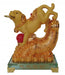 Golden Dog Statue Stepping on Money Bag - Culture Kraze Marketplace.com