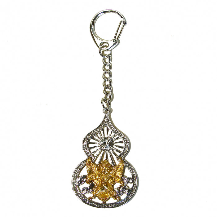 Garuda Wu Lou Keychain Amulet - Culture Kraze Marketplace.com
