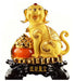 18-Inch Big Golden Dog Statue Holding Wealthy Pot - Culture Kraze Marketplace.com