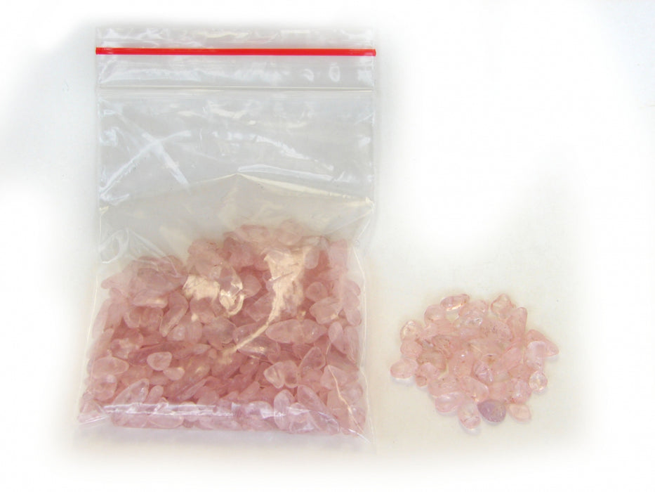 Small Rose Quartz Tumbled Chip Crushed Stones - Culture Kraze Marketplace.com