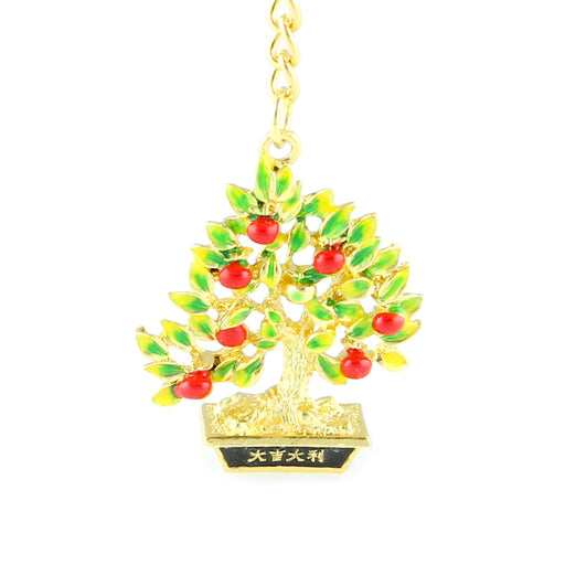 Bejeweled 108 Tangerine Tree Amulet Keychain - Culture Kraze Marketplace.com