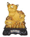 15 Inch Big Golden Pig Statue w/ Treasure Pot - Culture Kraze Marketplace.com